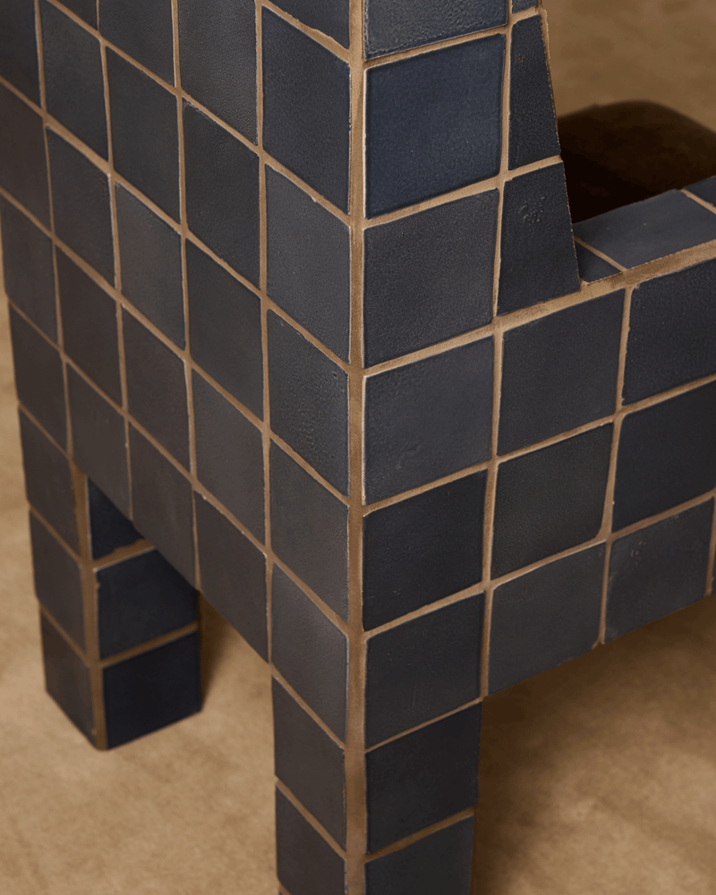 Jura Tiled Accent Chair - Lone Fox