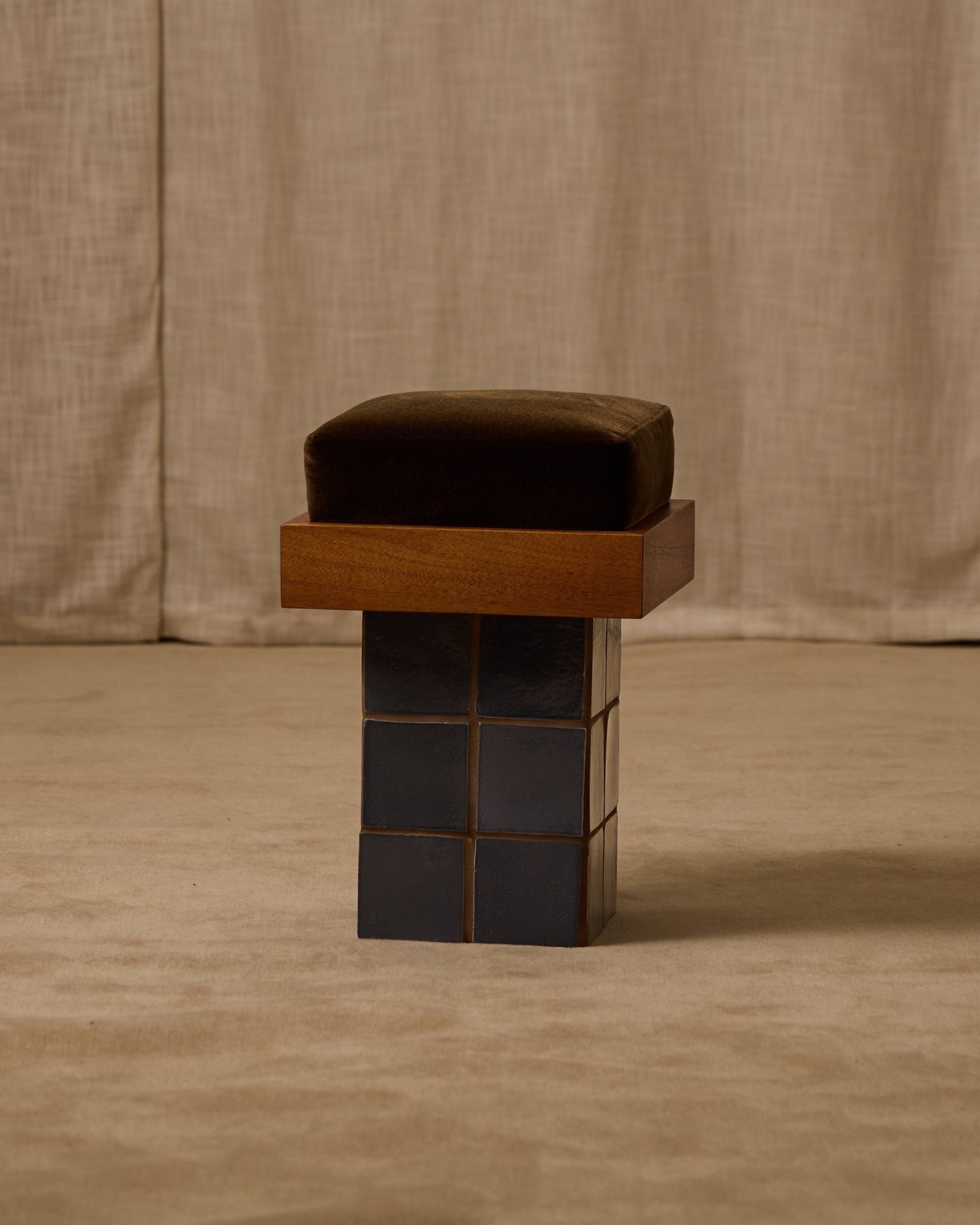 Jura Tiled Stool – Lone Fox