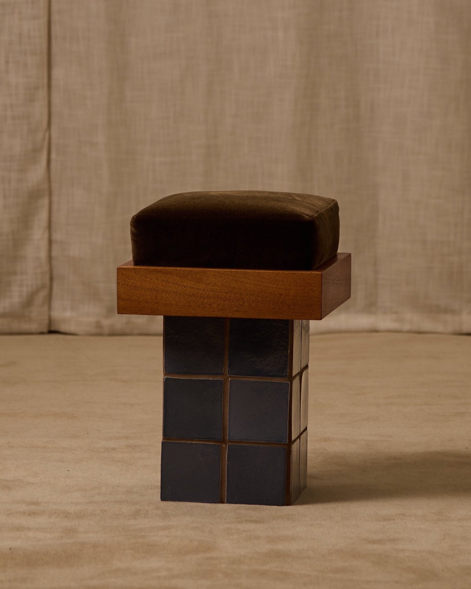 Jura Tiled Stool – Lone Fox