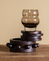 Kaiba Coaster Set in Acacia Wood - Lone Fox