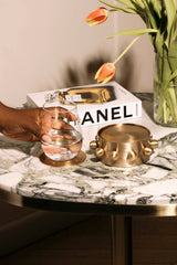 Kaiba Coaster Set in Brass - Lone Fox