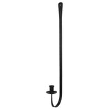 Keen Taper Wall Sconce, Metal, Black - Lone Fox