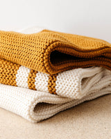Knit Striped Dish Cloths (set of 3) - Lone Fox