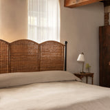 Lacoste Rattan & Iron King Bed - Lone Fox