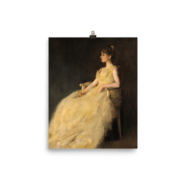 "Lady in Yellow" Art Print - Lone Fox