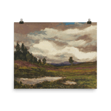 “Landscape Heathland” Art Print - Lone Fox