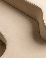 Lara Sectional in Ivory Chenille by Roberto Pamio & Renato Toso, Italy, 1958 - Lone Fox