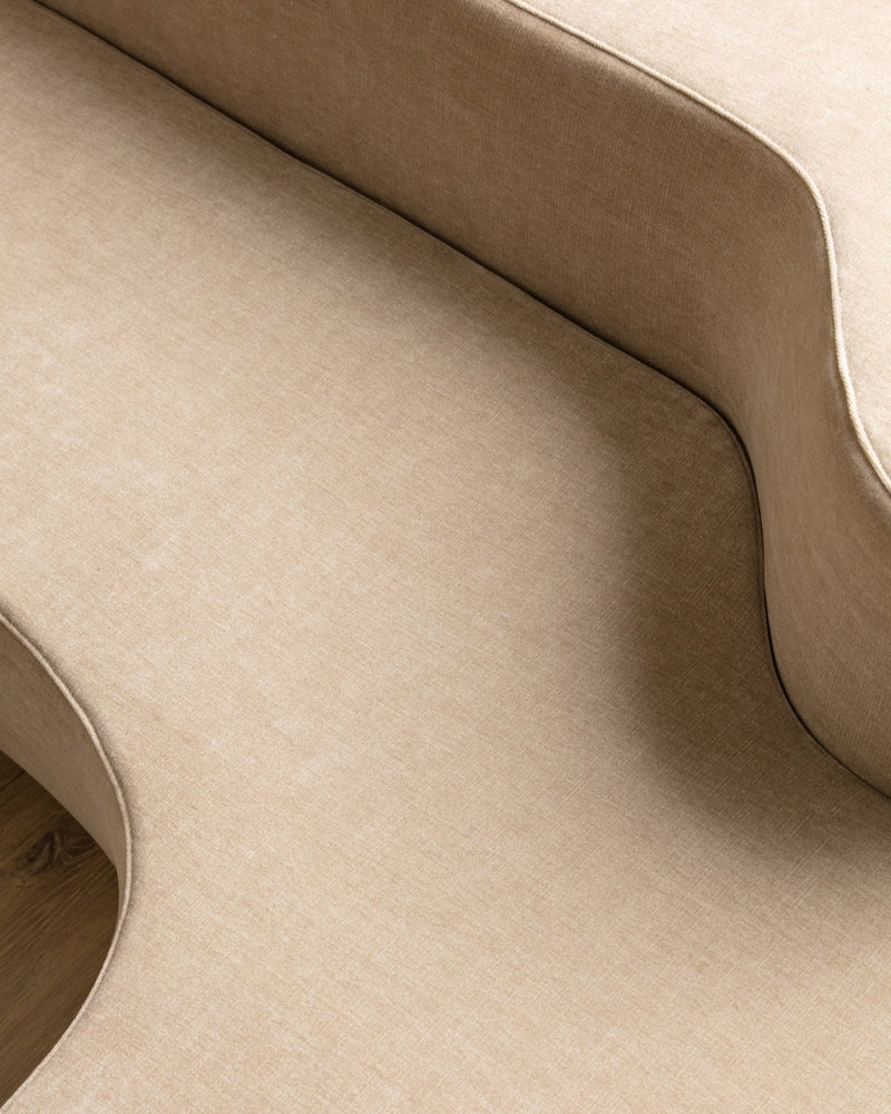 Lara Sectional in Ivory Chenille by Roberto Pamio & Renato Toso, Italy, 1958 - Lone Fox