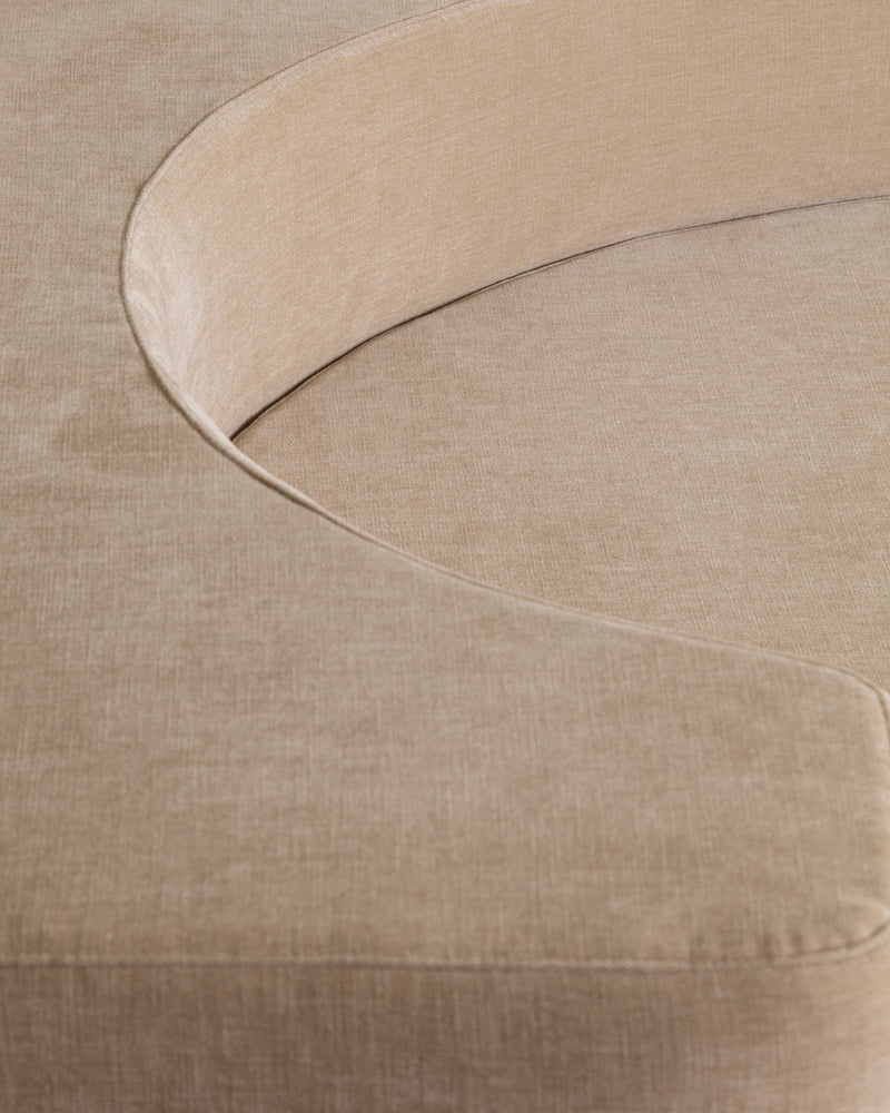 Lara Sectional in Ivory Chenille by Roberto Pamio & Renato Toso, Italy, 1958 - Lone Fox