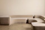 Lara Sectional in Ivory Chenille by Roberto Pamio & Renato Toso, Italy, 1958 - Lone Fox
