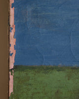 Large Abstract Landscape Oil Painting by Leon Goldin, United States, 1963 - Lone Fox