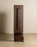 Large Art Deco Cerused Oak Bar Cabinet Manner of Jean Charles Moreux, France, 1940's - Lone Fox