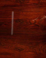 Large Art Deco Rosewood & Nickled Bronze Dining Table by Jules Leleu, France, 1934 - Lone Fox