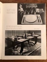 Large Art Deco Rosewood & Nickled Bronze Dining Table by Jules Leleu, France, 1934 - Lone Fox