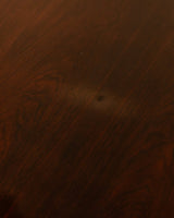 Large Art Deco Rosewood & Nickled Bronze Dining Table by Jules Leleu, France, 1934 - Lone Fox