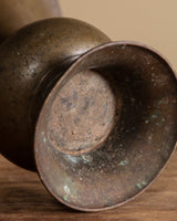 Large Bronze Trumpet Vase, Japan, Meiji Period - Lone Fox