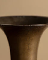 Large Bronze Trumpet Vase, Japan, Meiji Period - Lone Fox