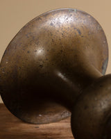 Large Bronze Trumpet Vase, Japan, Meiji Period - Lone Fox