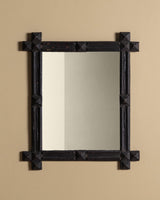 Large Cross Corner Tramp Art Mirror, 19th Century - Lone Fox