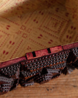 Large Diamond Tramp Art Box, 19th Century - Lone Fox