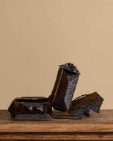 Large Double Layer Pyramid Tramp Art Box, USA, Late 19th Century - Lone Fox
