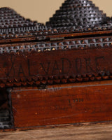 Large Double Layer Pyramid Tramp Art Box, USA, Late 19th Century - Lone Fox