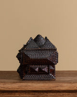 Large Double Layer Pyramid Tramp Art Box, USA, Late 19th Century - Lone Fox
