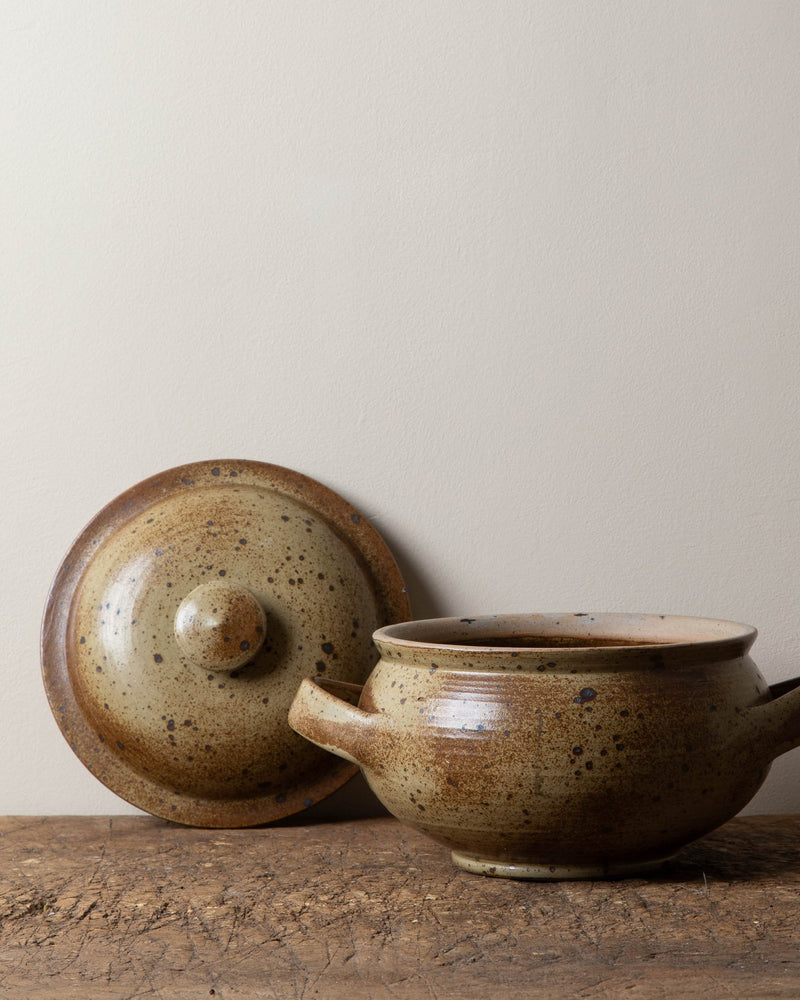 Large French Stoneware Tureen - Lone Fox