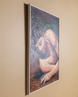 Large-Scale Expressionist Male Figure Oil Painting by Philip Stein, United States, 1938 - Lone Fox