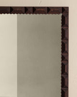 Large Scalloped Tramp Art Wall Mirror, Early 19th Century - Lone Fox