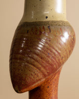 Large Sculptural Owl Studio Pottery Jar, USA, 1970's - Lone Fox