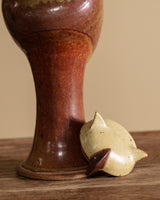 Large Sculptural Owl Studio Pottery Jar, USA, 1970's - Lone Fox