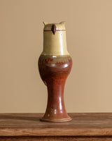 Large Sculptural Owl Studio Pottery Jar, USA, 1970's - Lone Fox