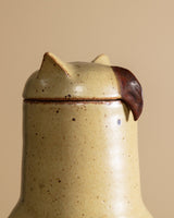 Large Sculptural Owl Studio Pottery Jar, USA, 1970's - Lone Fox