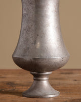Large Silver Pewter Fluted Vase, 1950's - Lone Fox