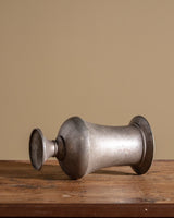 Large Silver Pewter Fluted Vase, 1950's - Lone Fox