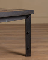 Large Tile & Steel Coffee Table by Britt Sallingboe, Denmark, 1970's - Lone Fox