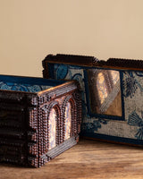 Large Tramp Art Box with Lion Hardware, American, 19th Century - Lone Fox