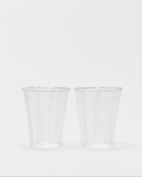 Le (Petit) Verre Bonbon Glasses, White (Set of 2) - Lone Fox