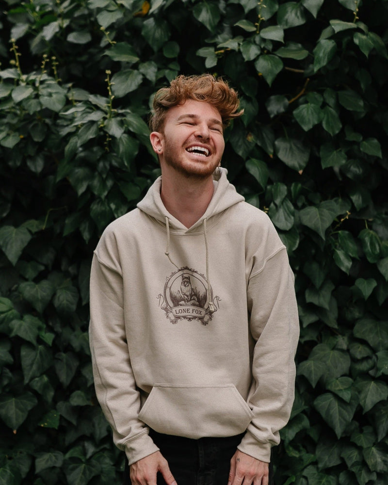 LF Heritage Sand Hoodie - Lone Fox