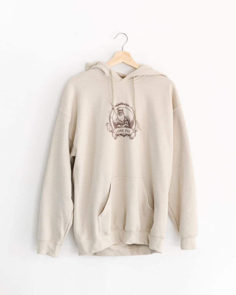 LF Heritage Sand Hoodie - Lone Fox