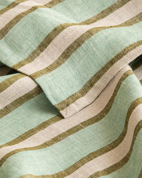 Linen Matilda Stripe Tablecloth - Lone Fox