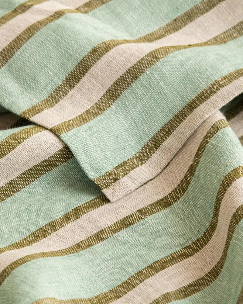 Linen Matilda Stripe Tablecloth - Lone Fox