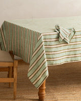 Linen Matilda Stripe Tablecloth - Lone Fox