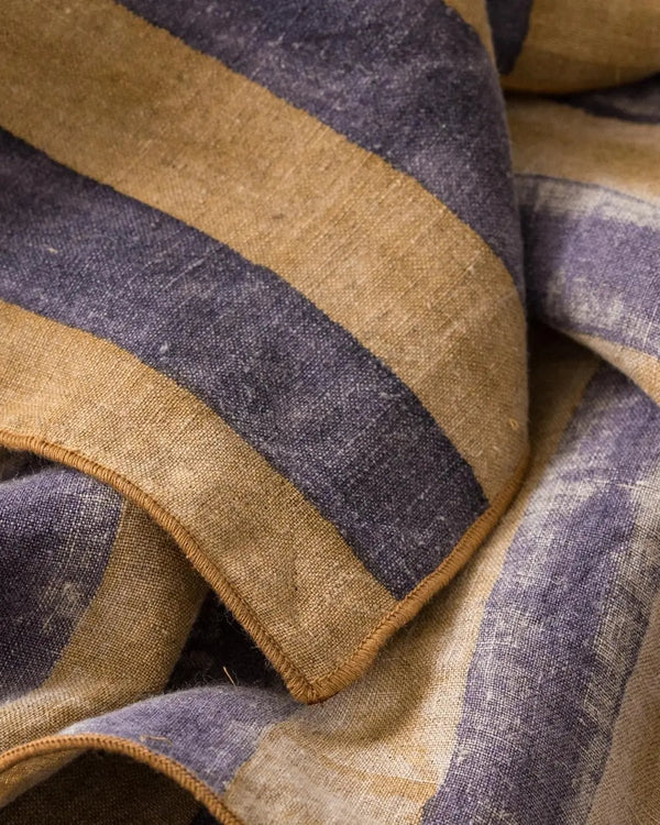 Linen Runyon Stripe Tablecloth - Lone Fox