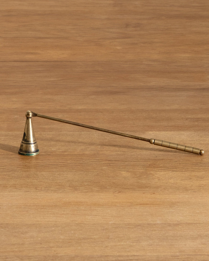 Long Brass Cone Candle Snuffer - Lone Fox