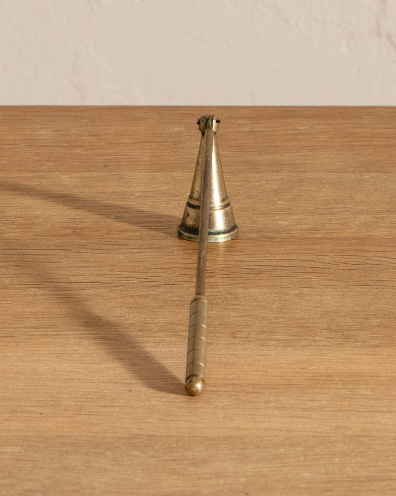 Long Brass Cone Candle Snuffer - Lone Fox