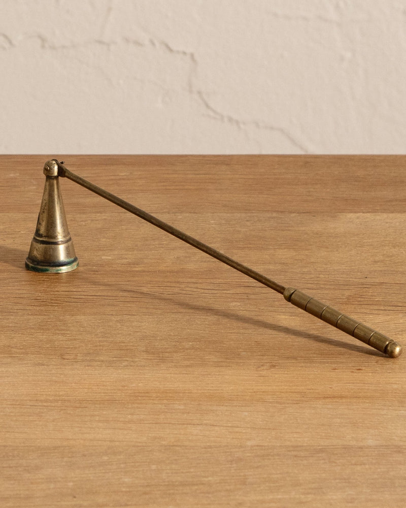 Long Brass Cone Candle Snuffer - Lone Fox