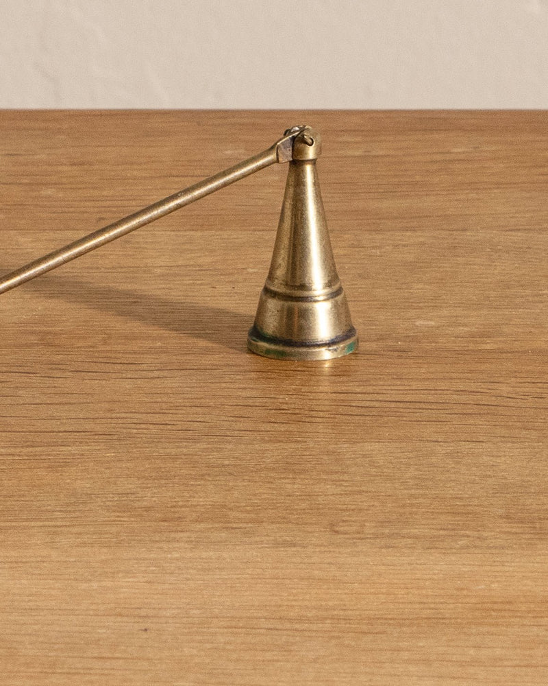 Long Brass Cone Candle Snuffer - Lone Fox