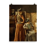 "Looking at a Painting (1891)" Art print - Lone Fox